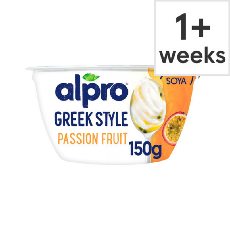 Alpro Greek Style Passion Fruit Yogurt Alternative 150gr-London Grocery