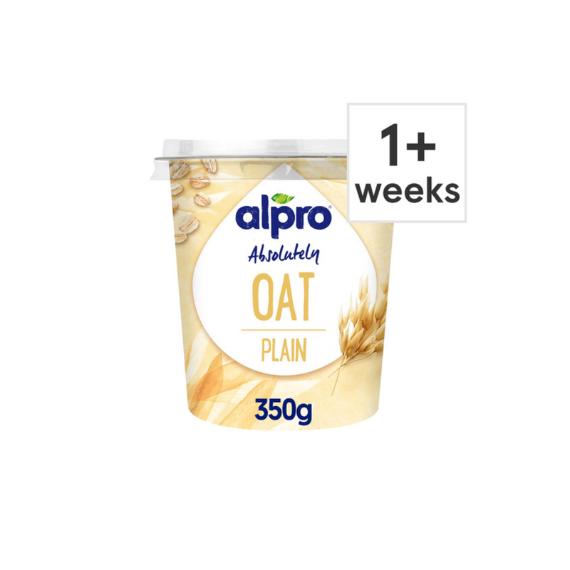 Alpro Absolutely Oat Plain Yogurt Alternative 350gr-London Grocery
