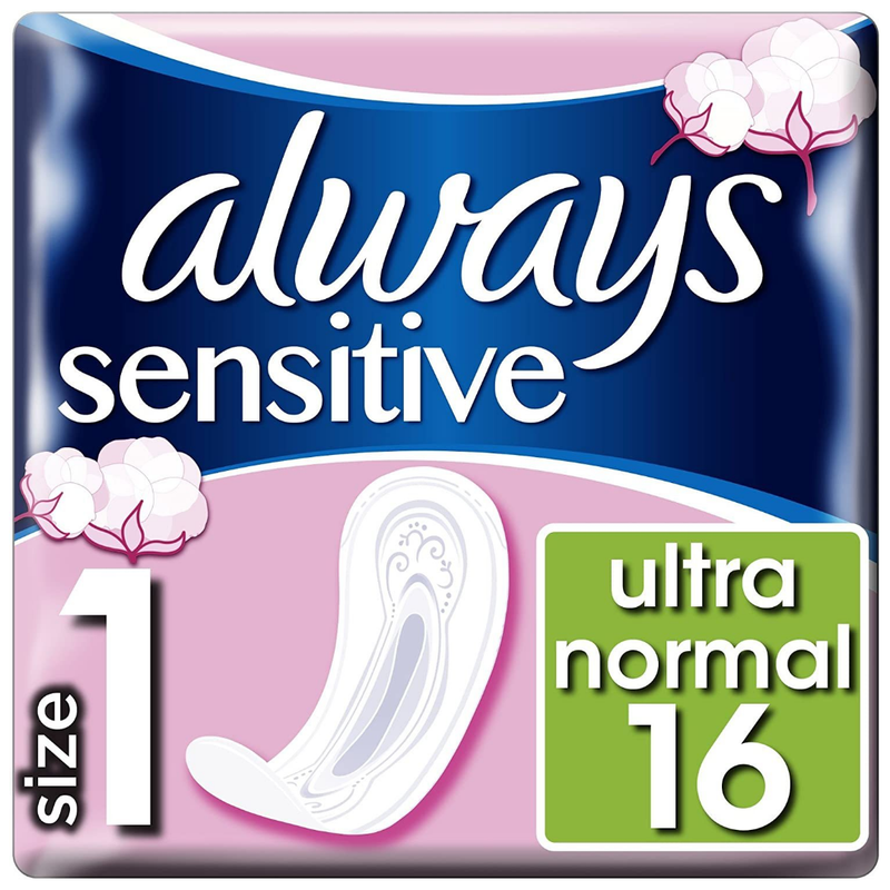 Always Sensitive Normal Ultra Sanitary Towels x 16 Pads - London Grocery