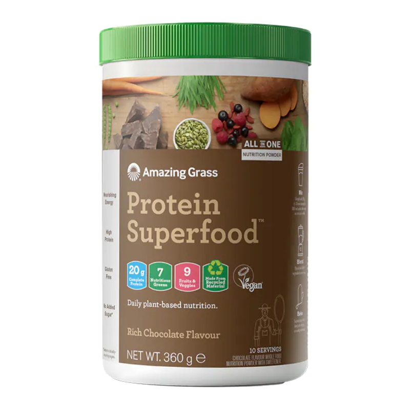 Amazing Grass Protein Superfood Chocolate 360g | London Grocery