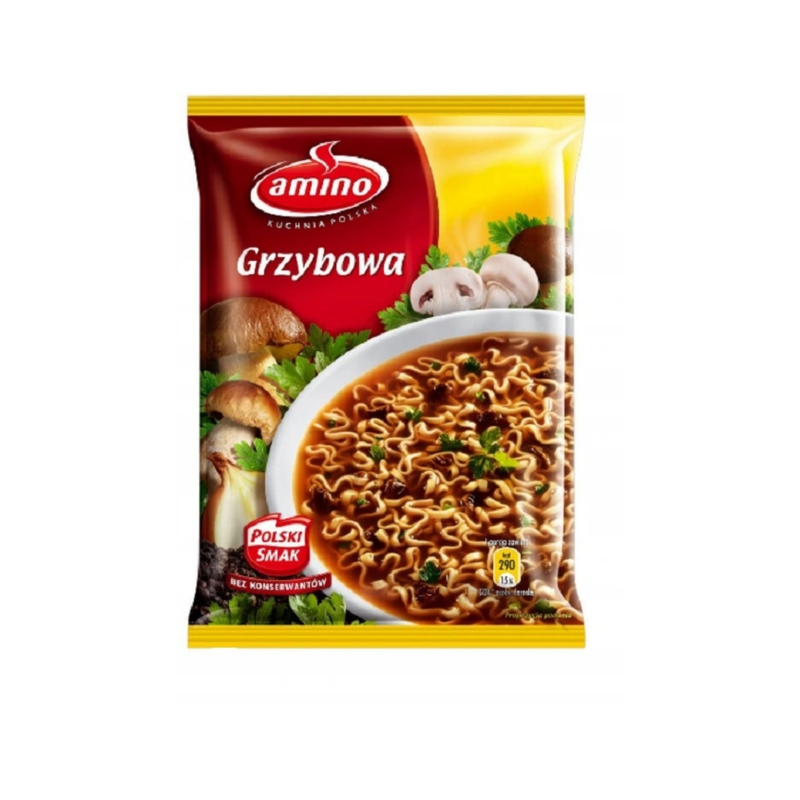 Amino Mushroom Soup (Grzybowa) 57gr-London Grocery