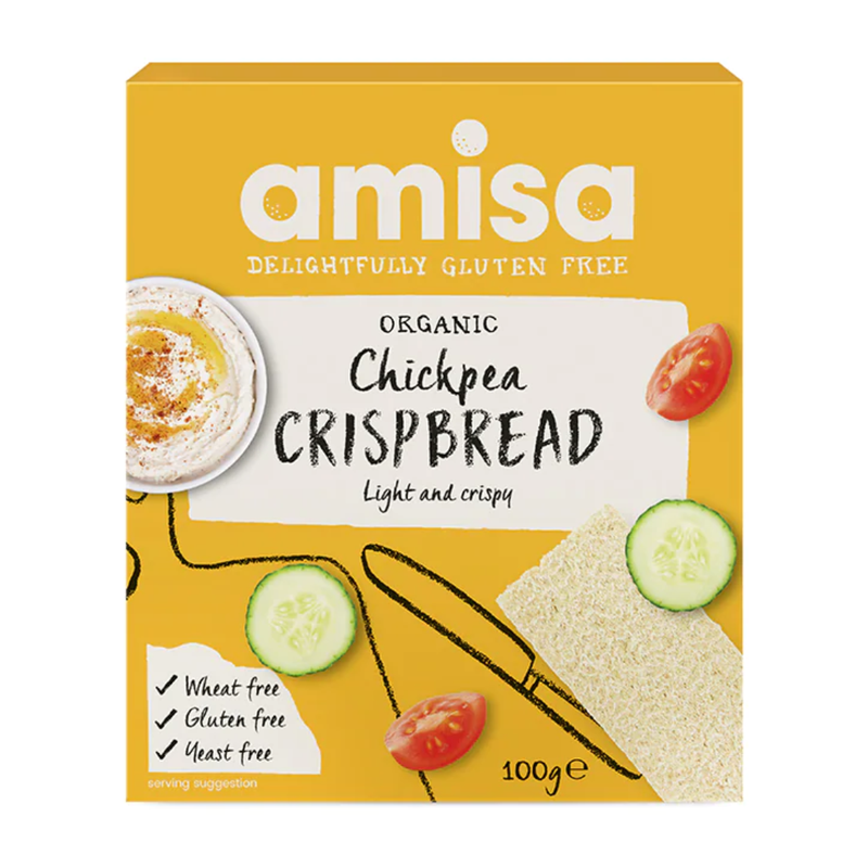 Amisa Chickpea Crispbread 100g | London Grocery