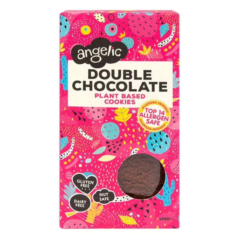 Angelic Double Chocolate Gluten Free Cookies 125g | London Grocery