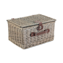 Antique Wash Deep 16" Split Willow Hamper | London Grocery