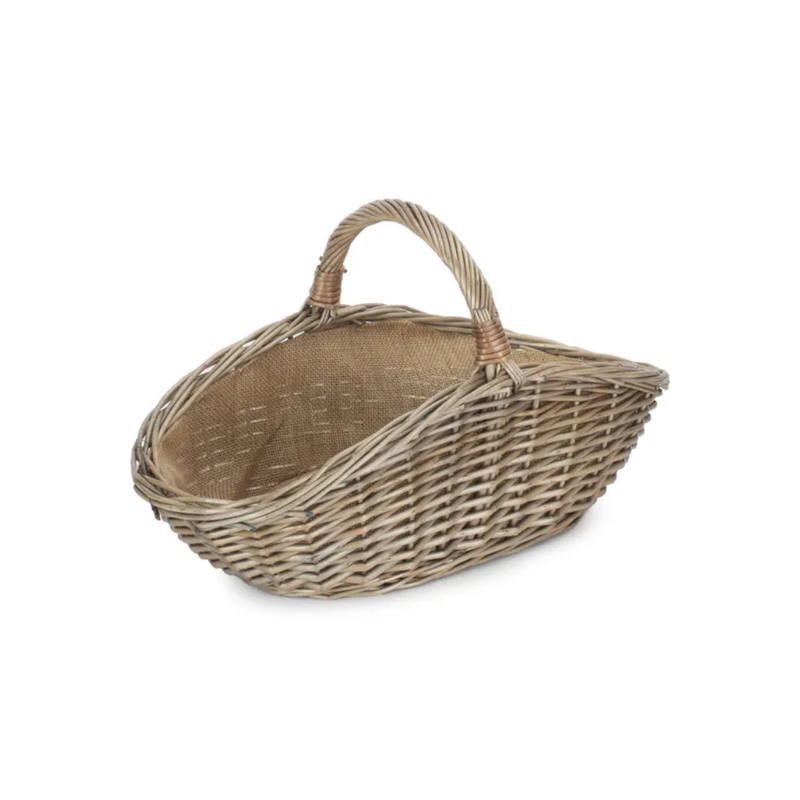 Large Antique Wash Harvesting Basket | London Grocery
