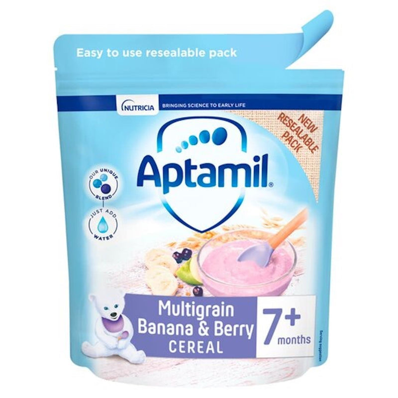 Aptamil Multigrain Banana & Berry Cereal 200gr-London Grocery