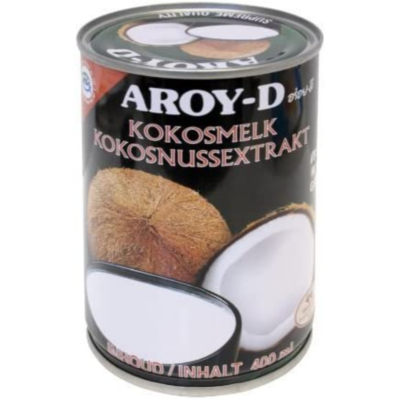 Aroy-D Coconut Milk 24 x 400ml | London Grocery