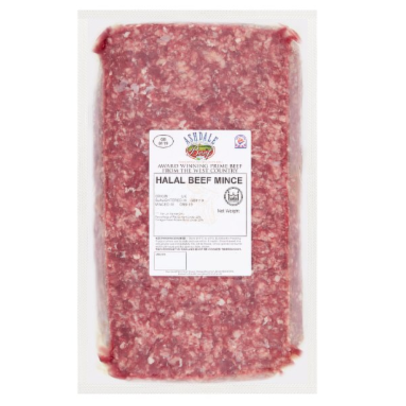 Ashdale Halal Beef Mince 2.50kg x 4 Packs | London Grocery
