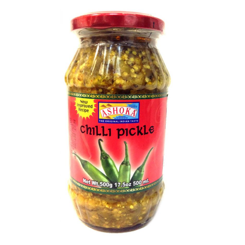 Ashoka Chilli Pickle 500gr-London Grocery