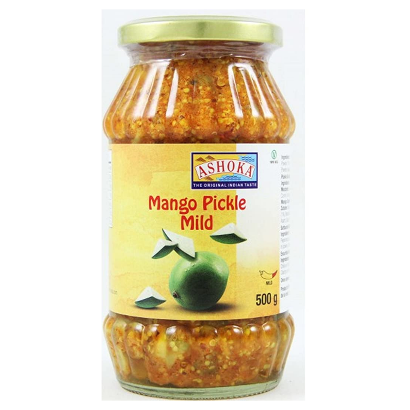 Ashoka Mango Pickle (MILD) 500gr-London Grocery