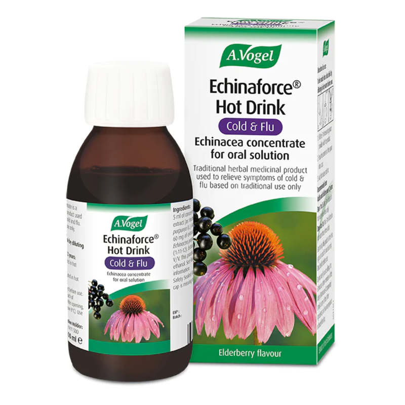 A.Vogel Echinaforce Echinacea Hot Drink with Elderberry 100ml | London Grocery