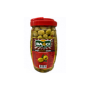 Bagci Green Olives Stuffed Paprika (Biberli) 1.5Kg-London Grocery