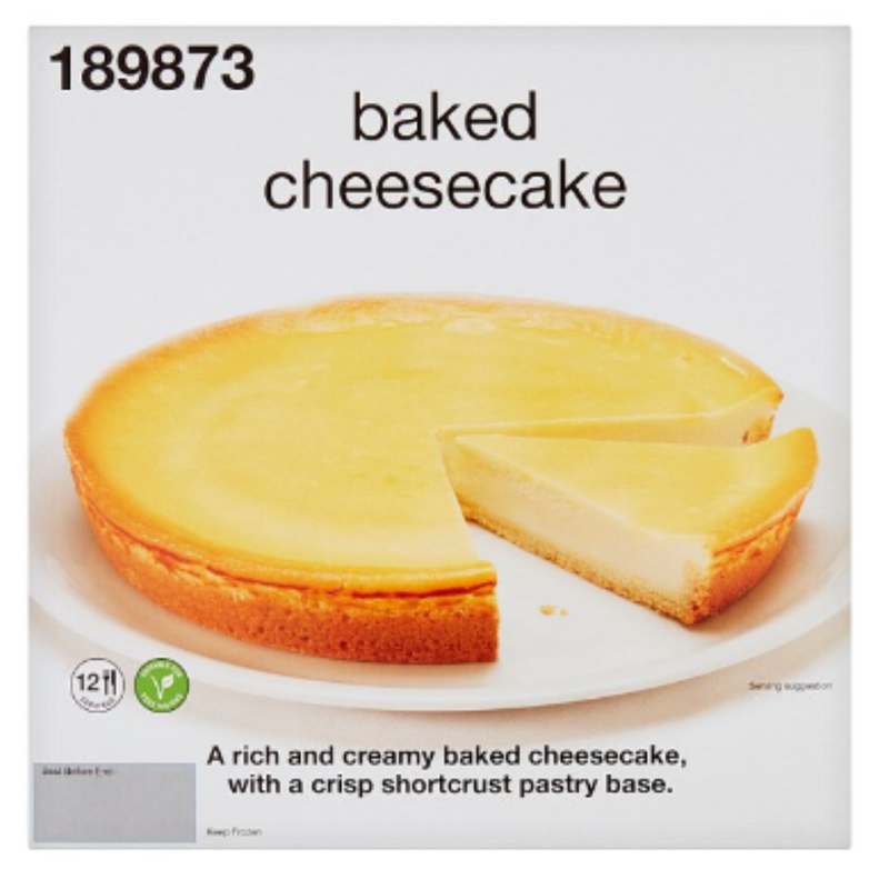 Baked Cheesecake 1.250kg x 1 Pack | London Grocery