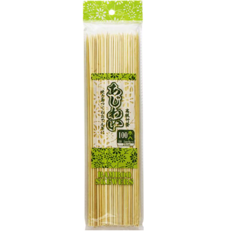 Bamboo Skewers 10 inch 100 pieces - London Grocery