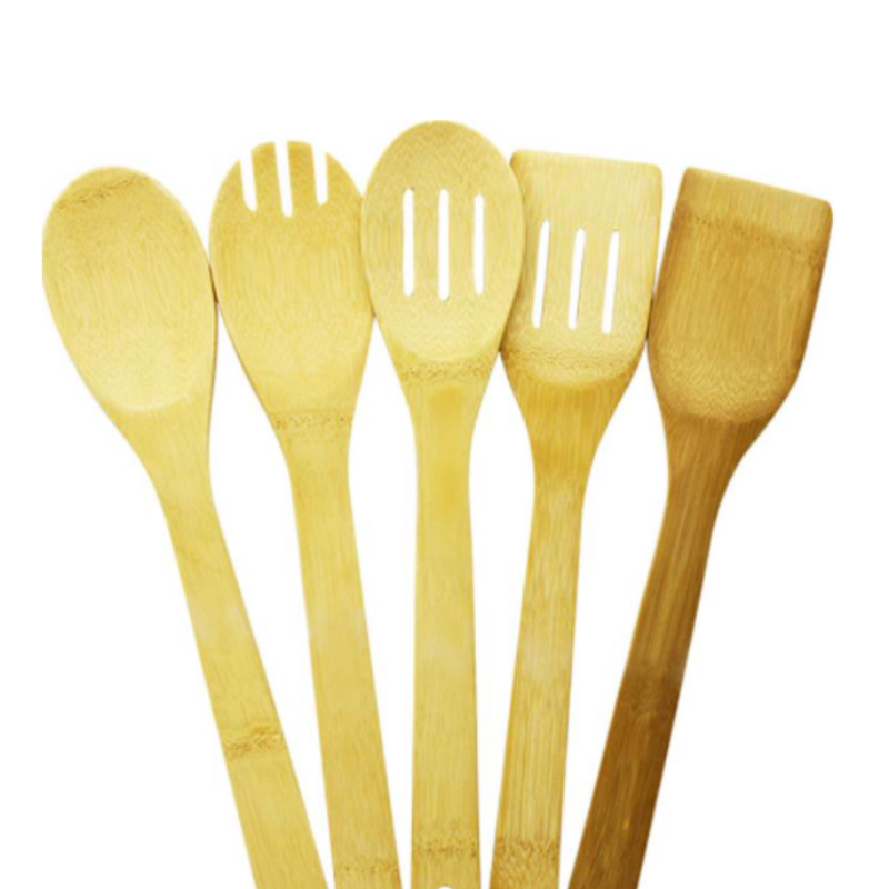 Bamboo Utensils 5 Pieces - London Grocery