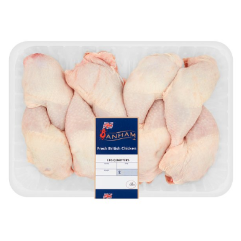 Banham Fresh British Chicken Leg Quarters 1.6kg x 6 Packs | London Grocery