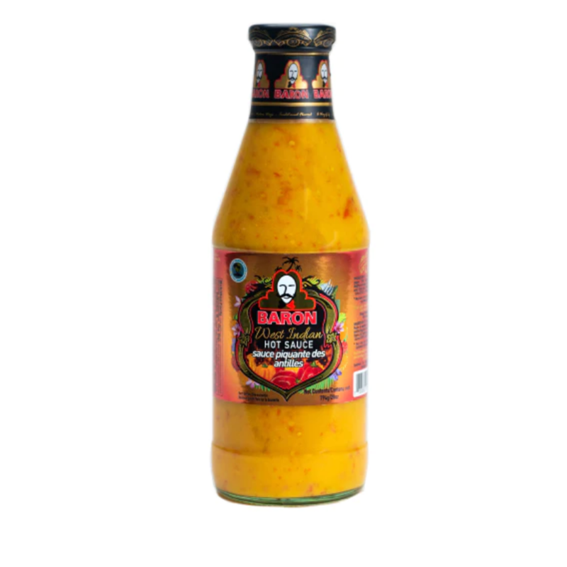 Baron West Indian Hot Sauce 6 x 397g | London Grocery