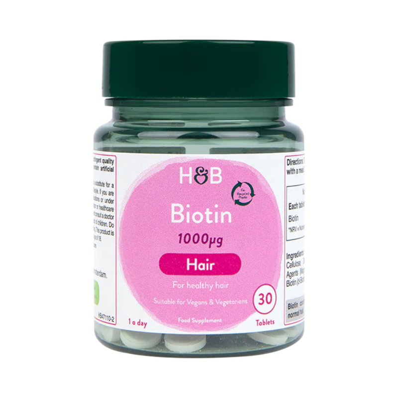 Holland & Barrett Biotin 1000ug 30 Tablets | London Grocery