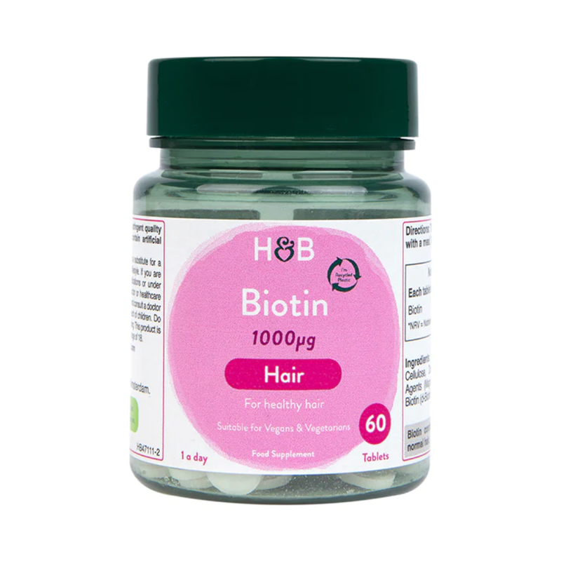 Holland & Barrett Biotin 1000ug 60 Tablets | London Grocery