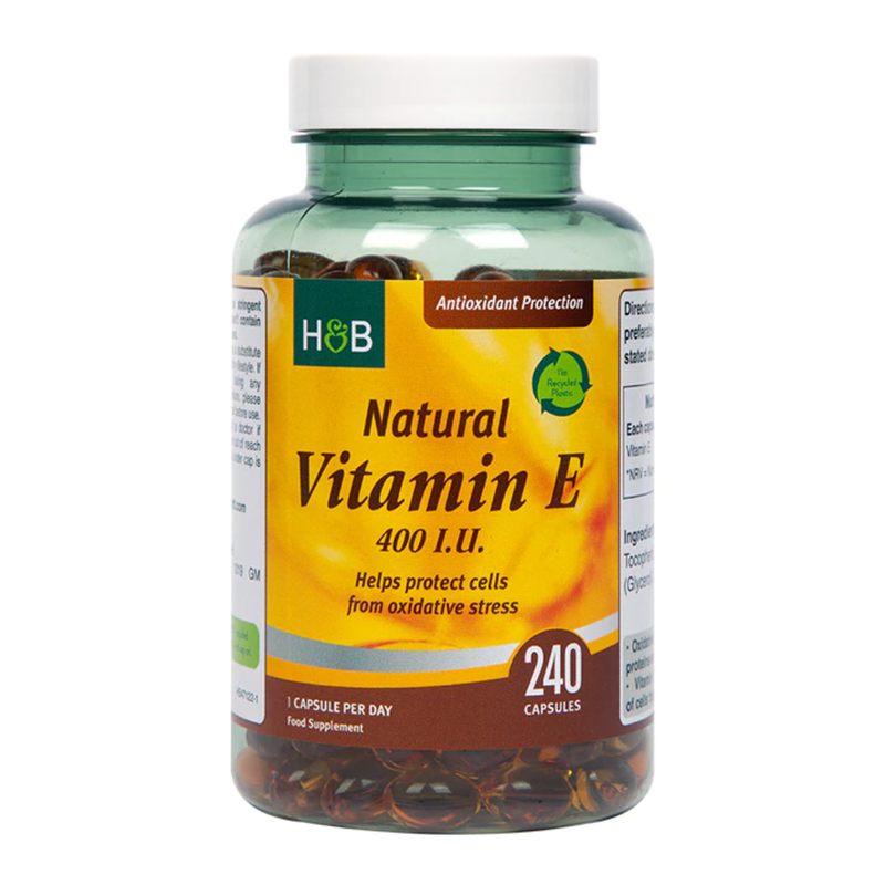 Holland & Barrett Vitamin E 400iu 240 Capsules | London Grocery