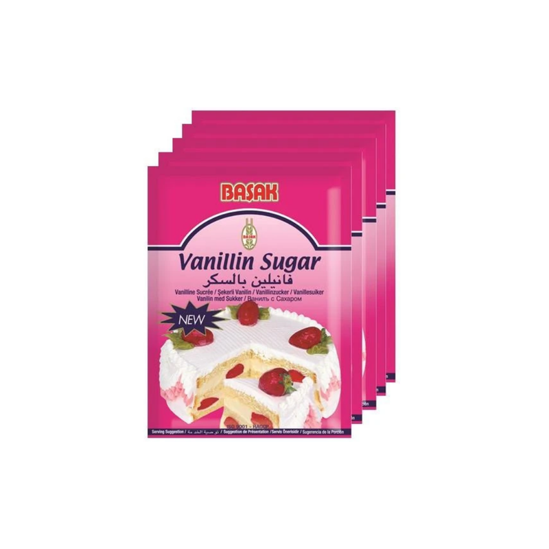 Basak Vanilla Powder 5x 5gr-London Grocery