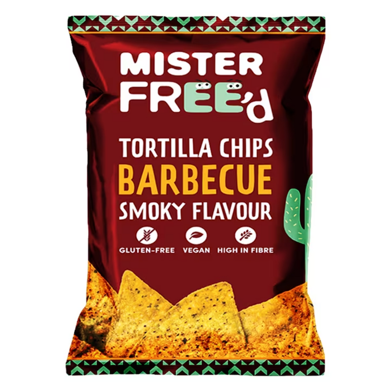 Mister Free'd Tortilla Chips Barbeque Smoky Flavour 40g | London Grocery