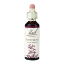 Bach Original Flower Remedies Impatiens 20ml | London Grocery