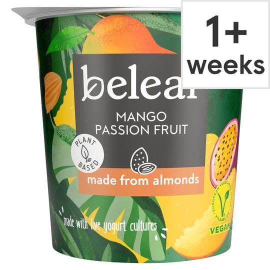 Beleaf Almond Yogurt Mango & Passion Fruit 350gr-London Grocery