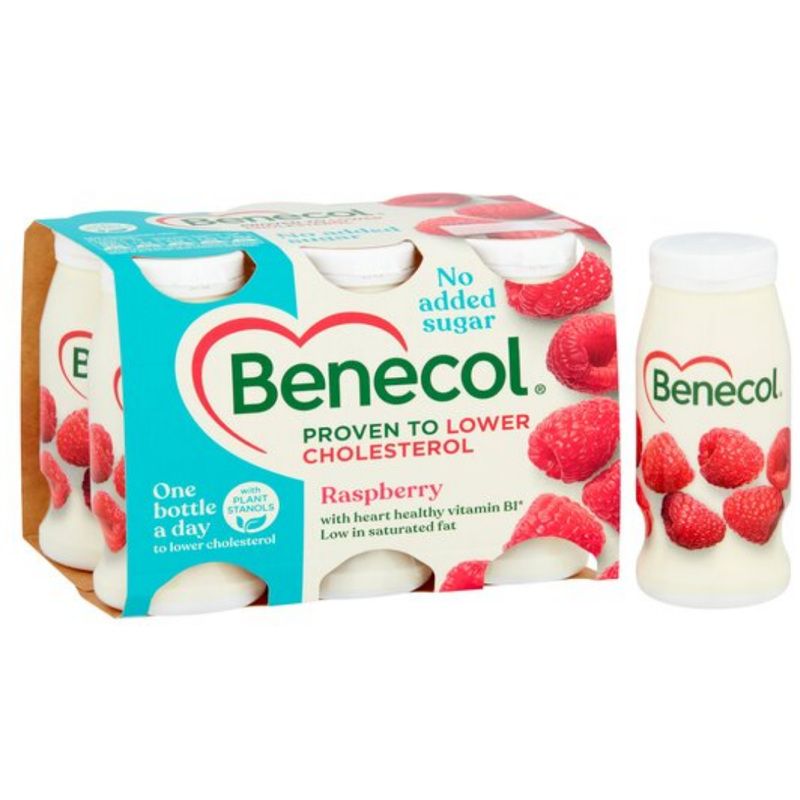 Benecol Yogurt Drink Raspberry 6X67.5G-London Grocery