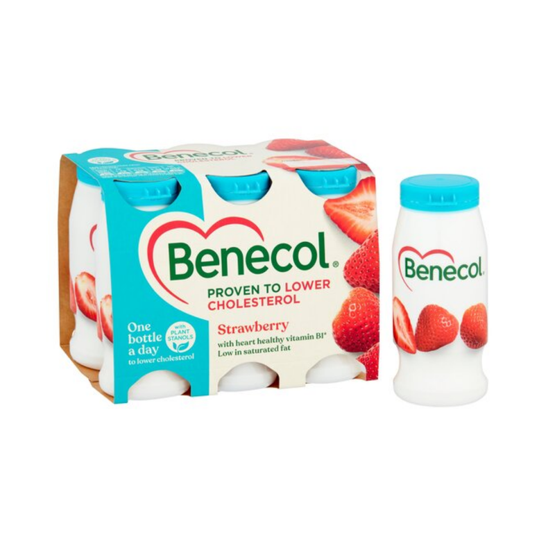 Benecol Strawberry Yogurt Drink 6X67.5G-London Grocery