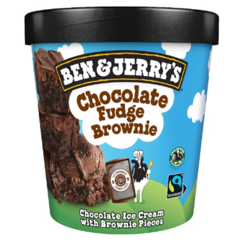 Ben & Jerry's Ice Cream Chocolate Fudge Brownie 465 ml x 1 Pack | London Grocery