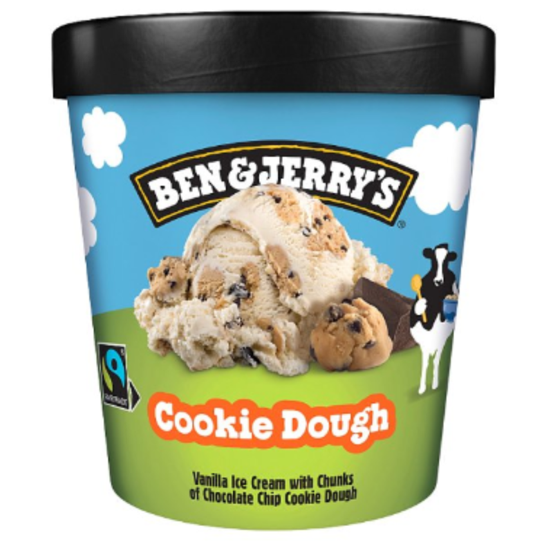 Ben & Jerry's Ice Cream Cookie Dough 465 ml x 8 Packs | London Grocery