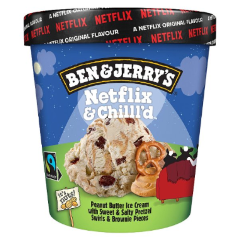 Ben & Jerry's Ice Cream Netflix & Chilll'd 465 ml x 8 Packs | London Grocery