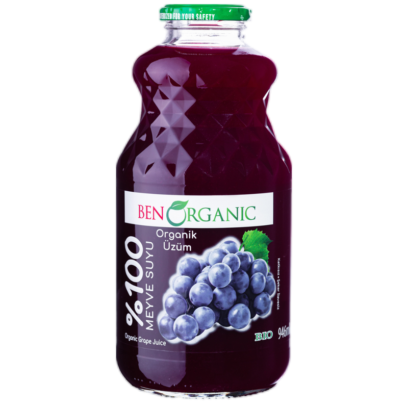 BenOrganic 100% Grape Juice 946ml - London Grocery