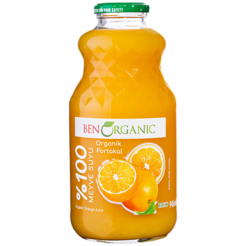 BenOrganic 100% Orange Juice 946ml - London Grocery