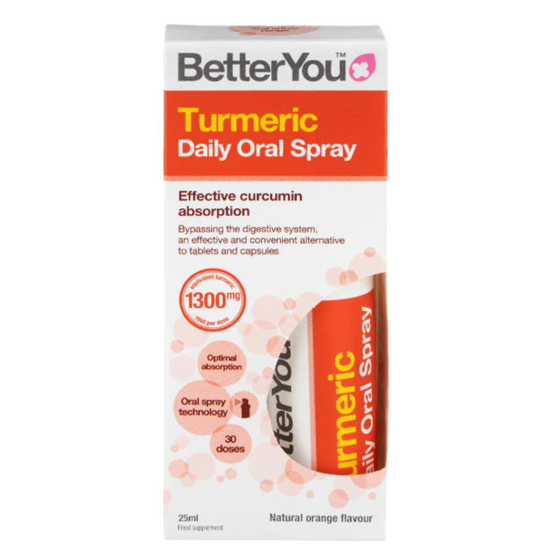 BetterYou Turmeric Daily Oral Spray (25ml) | London Grocery