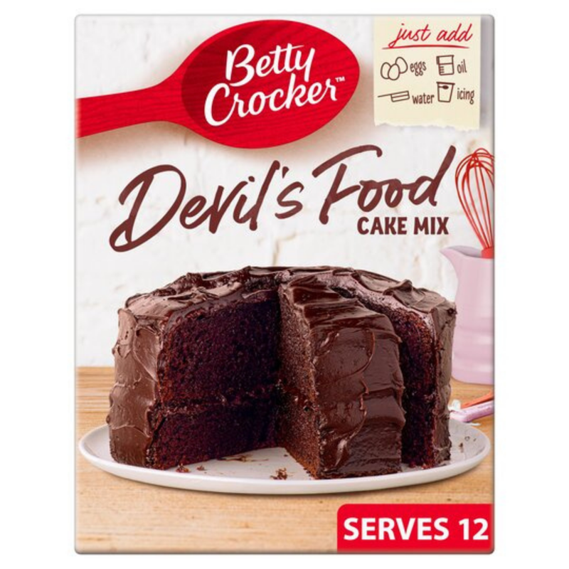 Betty Crocker Devils Food Cake Mix 425gr-London Grocery
