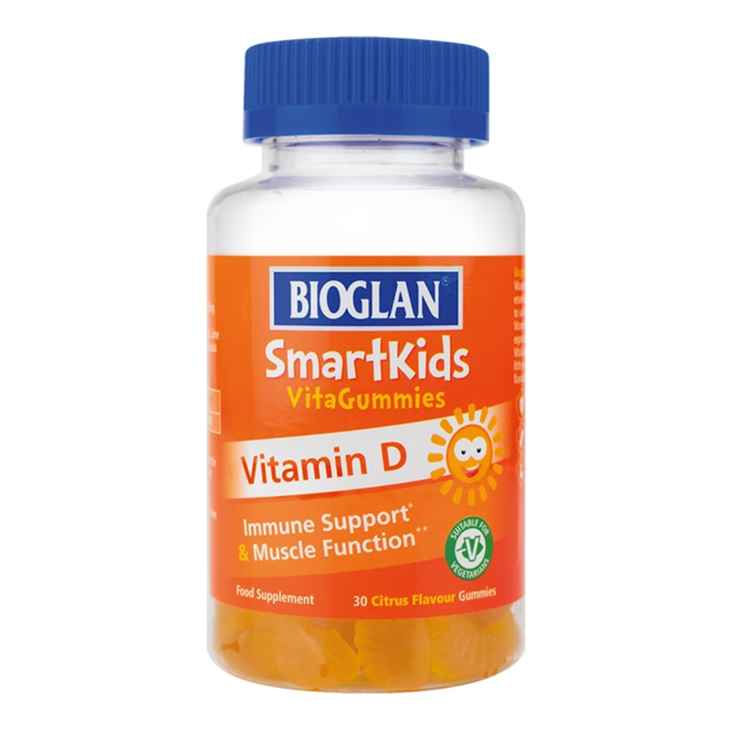 Bioglan SmartKids Vitamin D 30 Citrus Flavour Gummies | London Grocery