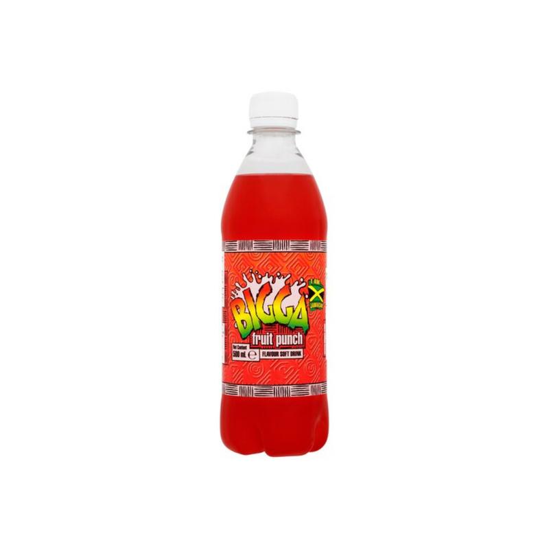 Bigga Fruit Punch Soft Drink 500ml-London Grocery