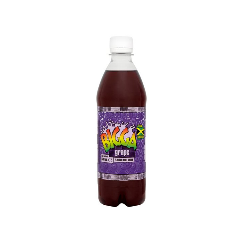 Bigga Grape Soft Drink 500ml-London Grocery
