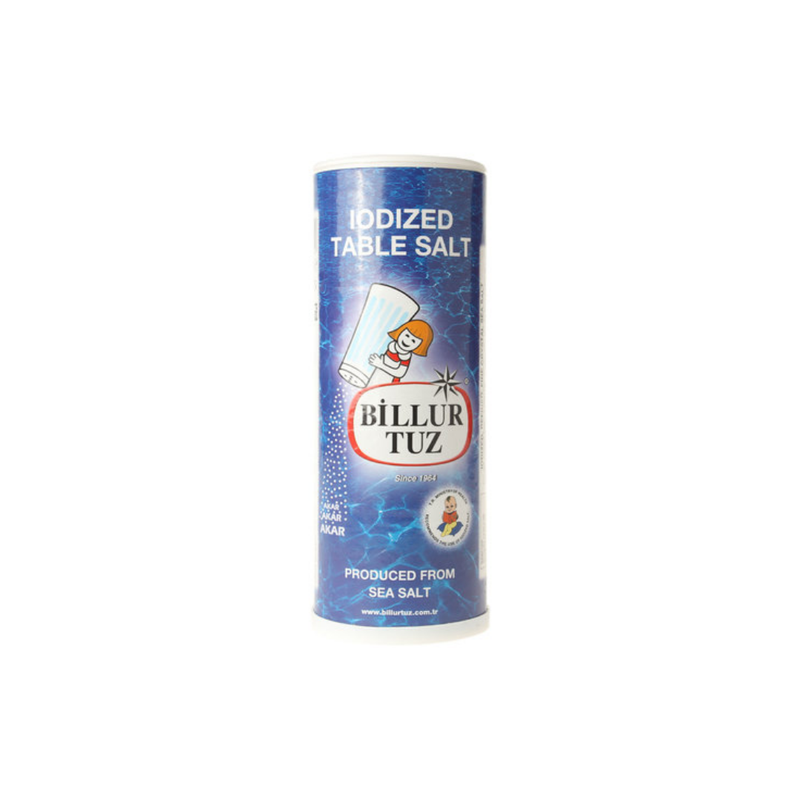 Billur Iodized Salt (Iyotlu Tuz/in Carton) 500gr-London Grocery