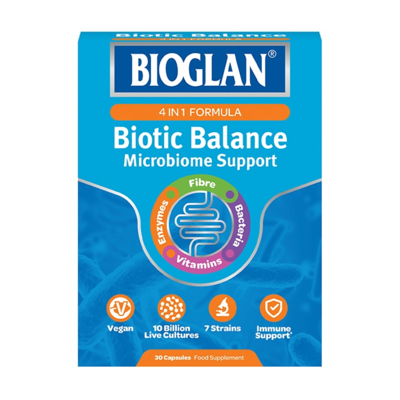 Bioglan Biotic Balance Microbiome Support 30 Capsules | London Grocery