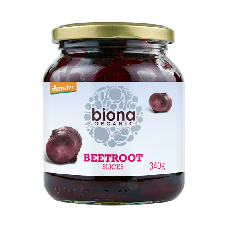 Biona Beetroot Sliced Organic/Demeter 340g | London Grocery