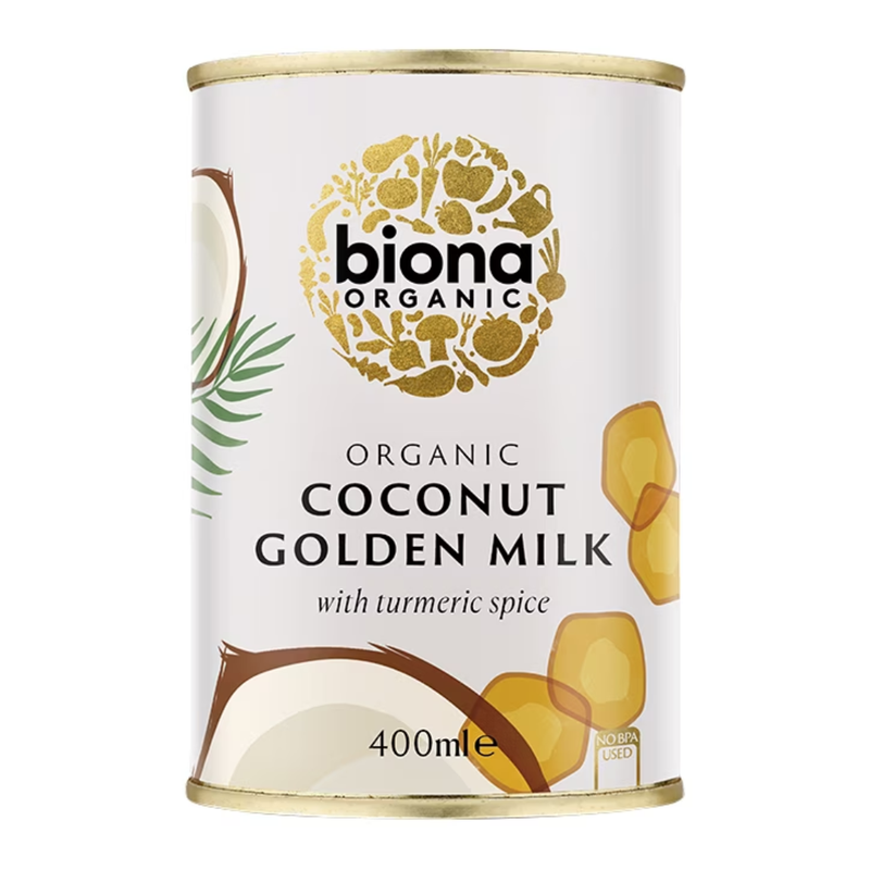 Biona Organic Golden Coconut Milk with Turmeric 400ml | London Grocery