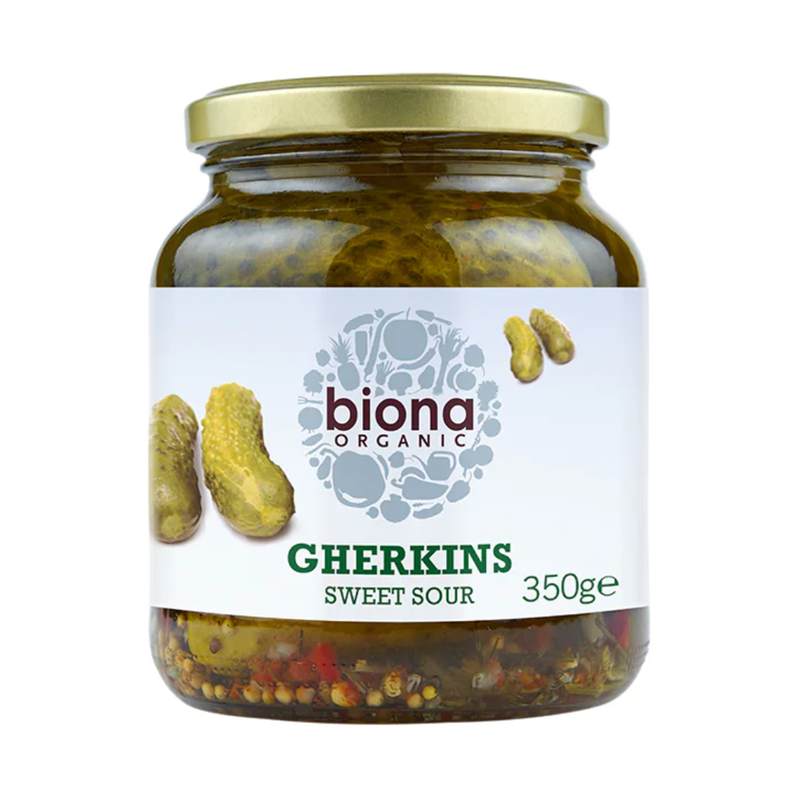 Biona Organic Gherkins 350g | London Grocery