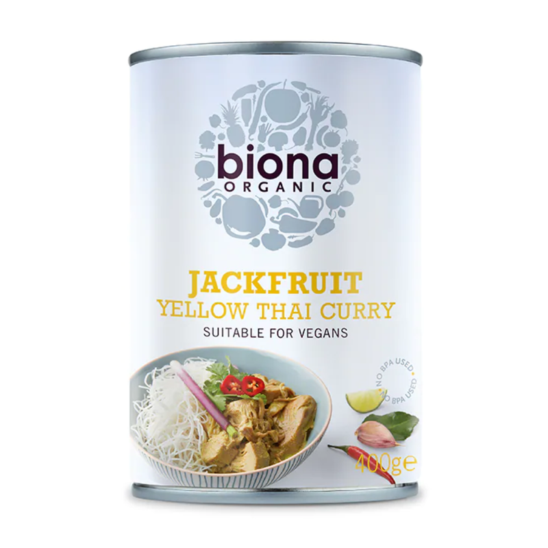 Biona Organic Yellow Thai Curry Jackfruit Can 400g | London Grocery