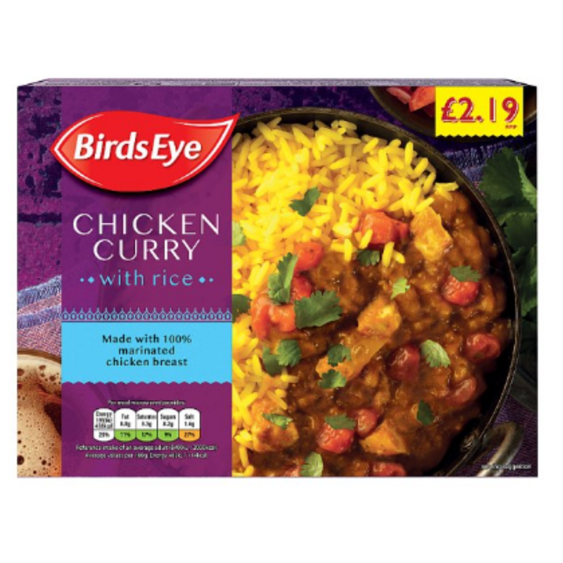Birds Eye Chicken Curry with Rice 400g x 6 Packs | London Grocery