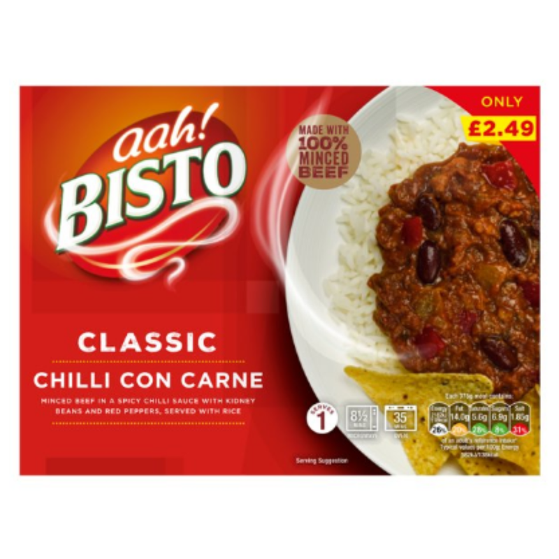 Bisto Classic Chilli Con Carne 375g x 1 Pack | London Grocery