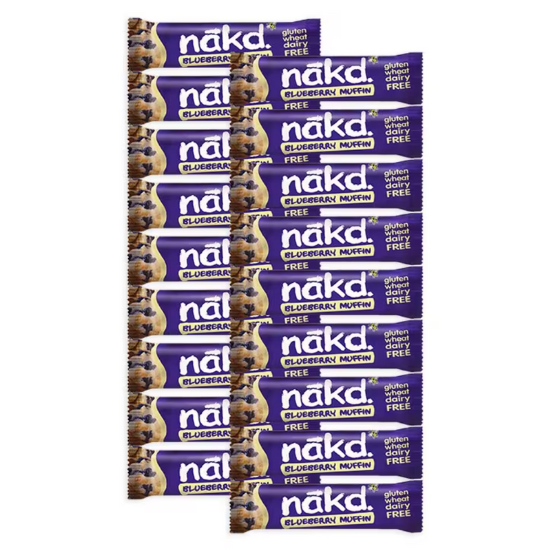 Nakd Blueberry Muffin 18 x 35g | London Grocery