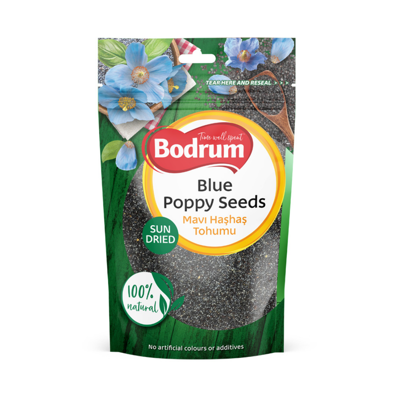 Bodrum Blue Poppy Seeds (Mavi Hashas Tohumu) 100gr-London Grocery